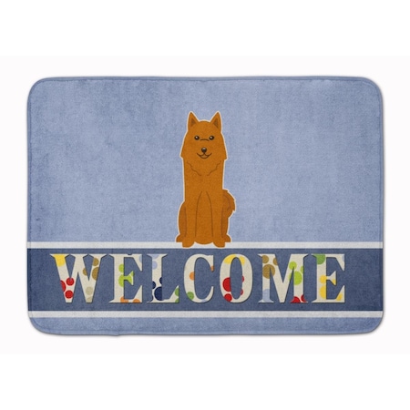 Carolines Treasures Karelian Bear Dog Welcome Machine Washable Memory Foam Mat BB5603RUG
